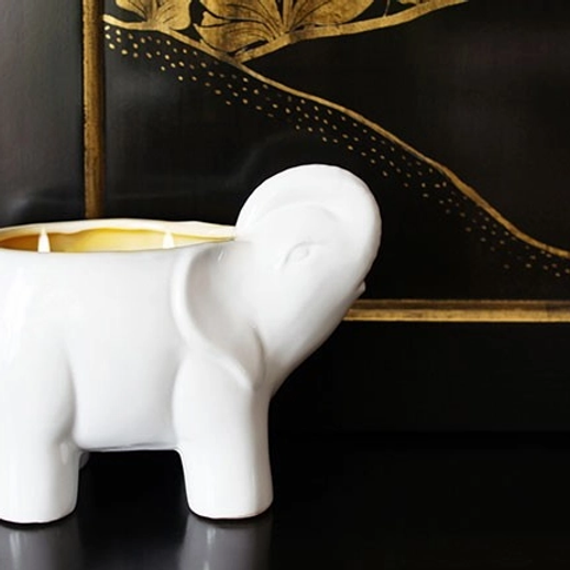 White Elephant Candle - Cashmere Petal