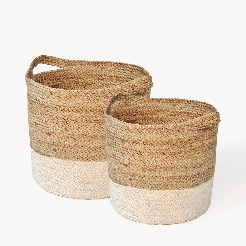 Kata Colorblock basket Set of 2